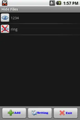 Hide Files android App screenshot 2